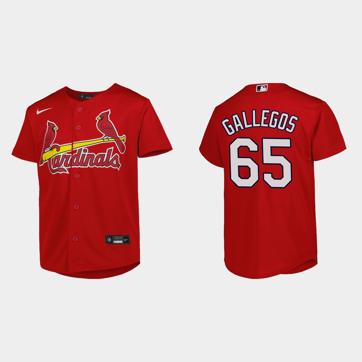 Youth St. Louis Cardinals Giovanny Gallegos Red Jersey
