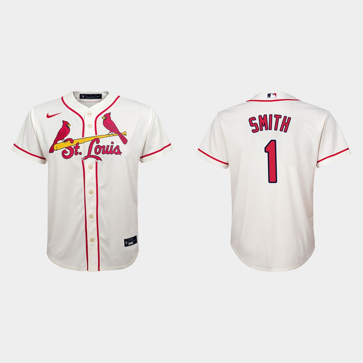 Youth St. Louis Cardinals Ozzie Smith Cream Jersey