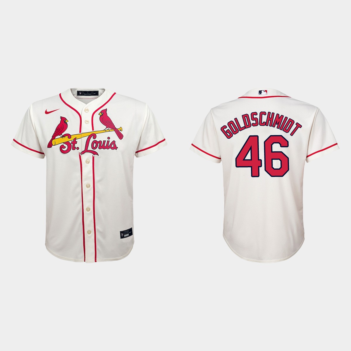 Youth St. Louis Cardinals Paul Goldschmidt Cream Jersey