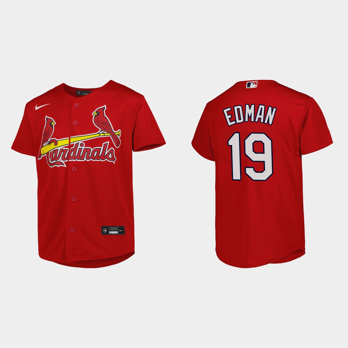 Youth St. Louis Cardinals Tommy Edman Red Jersey