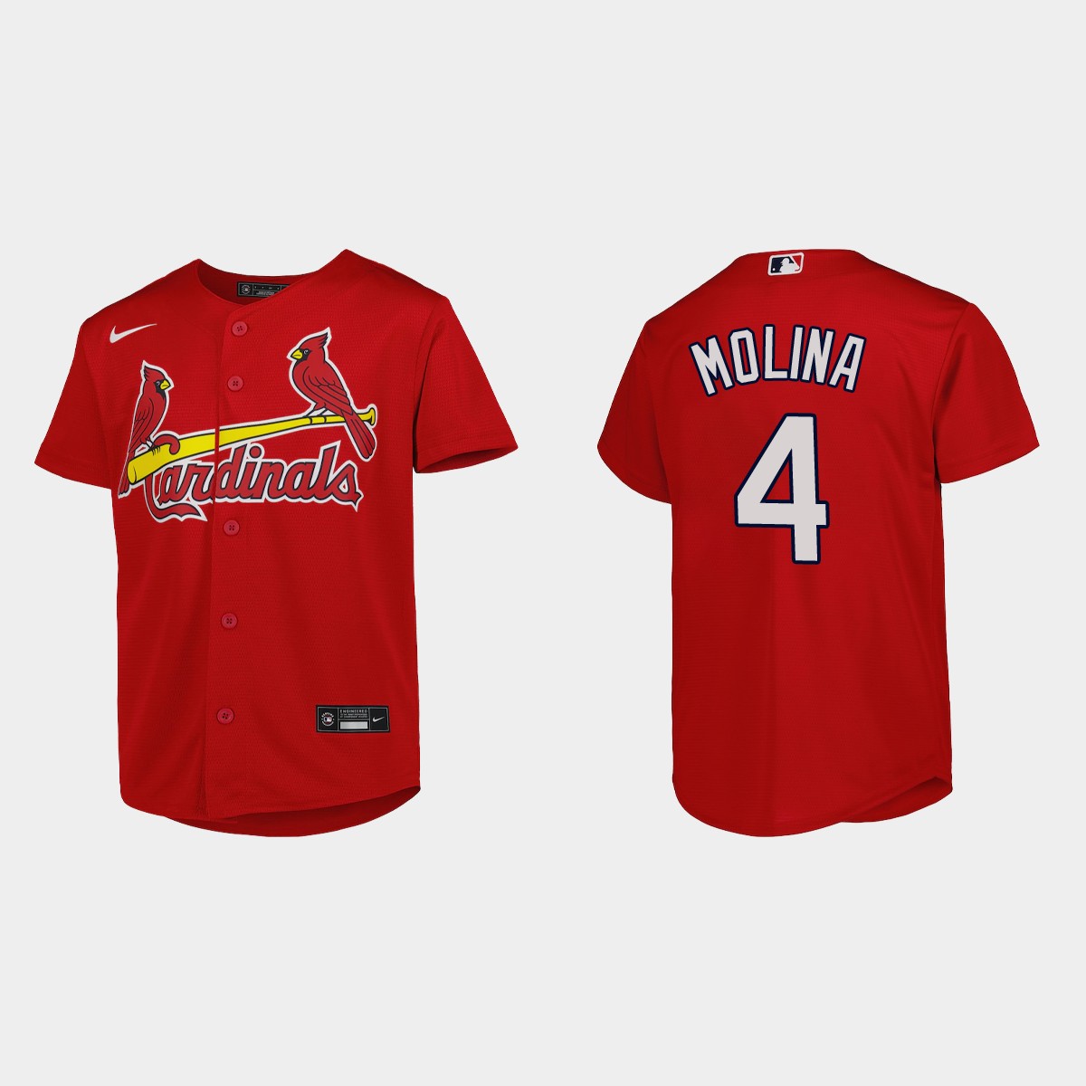Youth St. Louis Cardinals Yadier Molina Red Jersey