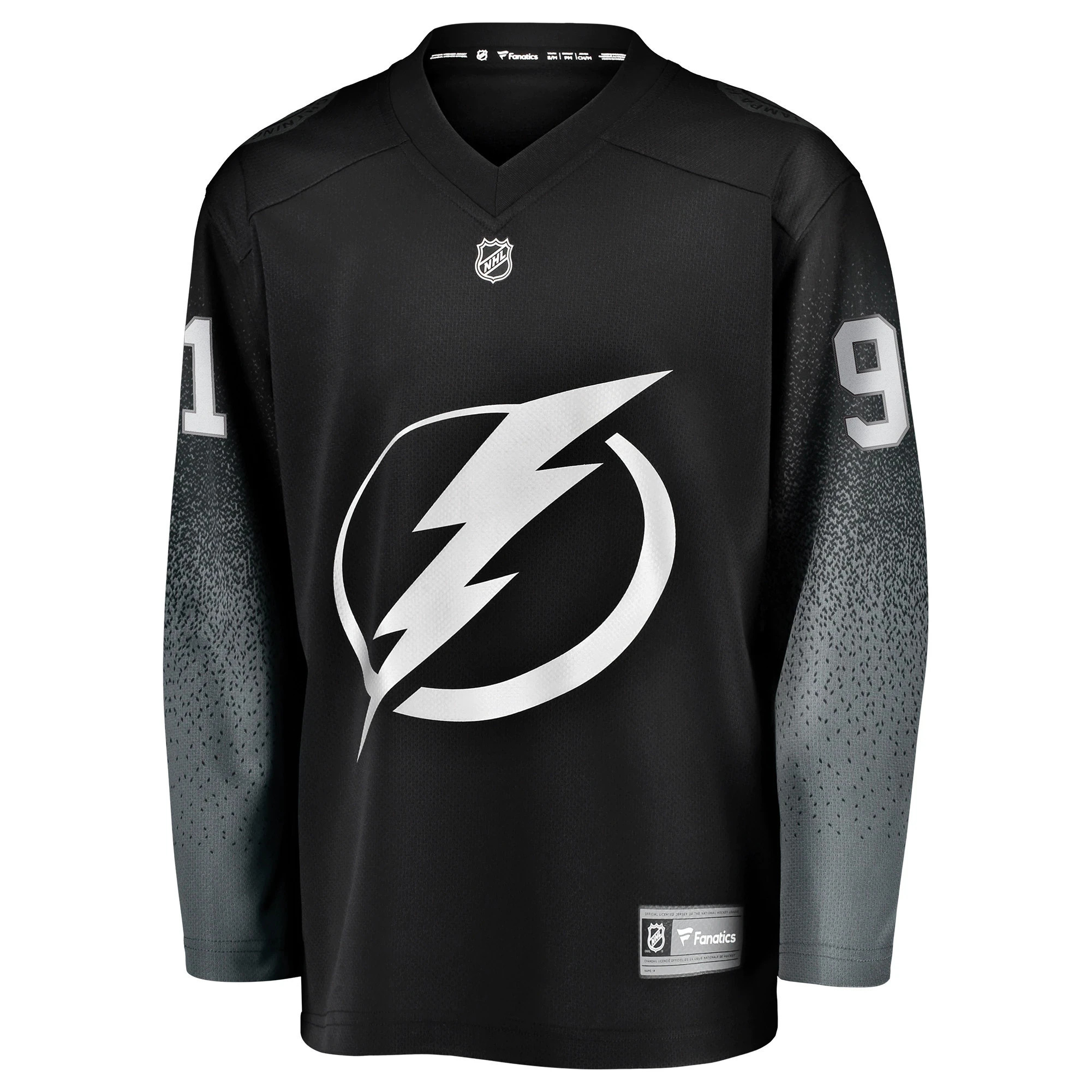 Youth Tampa Bay Lightning Steven Stamkos Black Alternate Breakaway Player Stitched Jersey