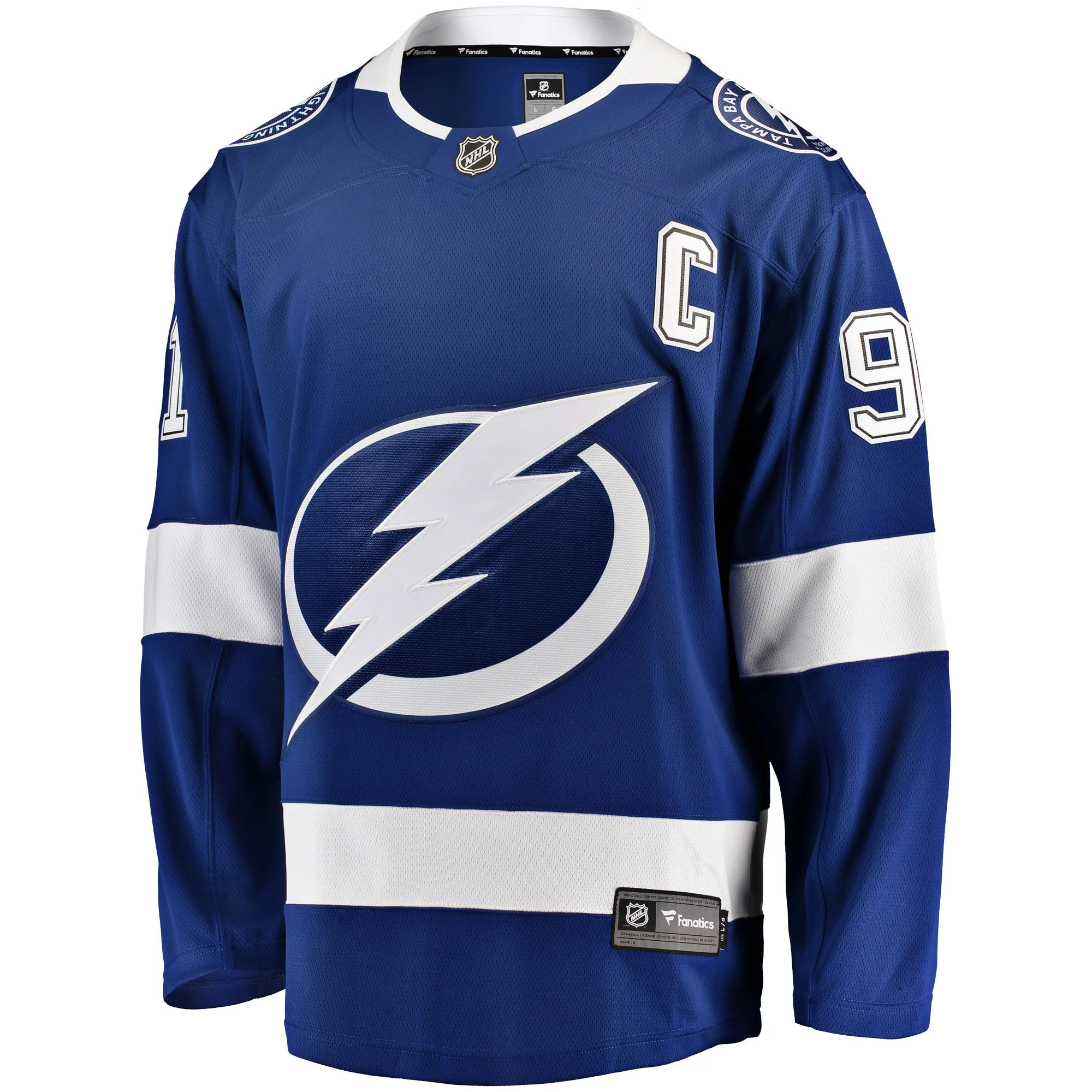 Youth Tampa Bay Lightning Steven Stamkos Blue Home Breakaway Player Stitched Jersey