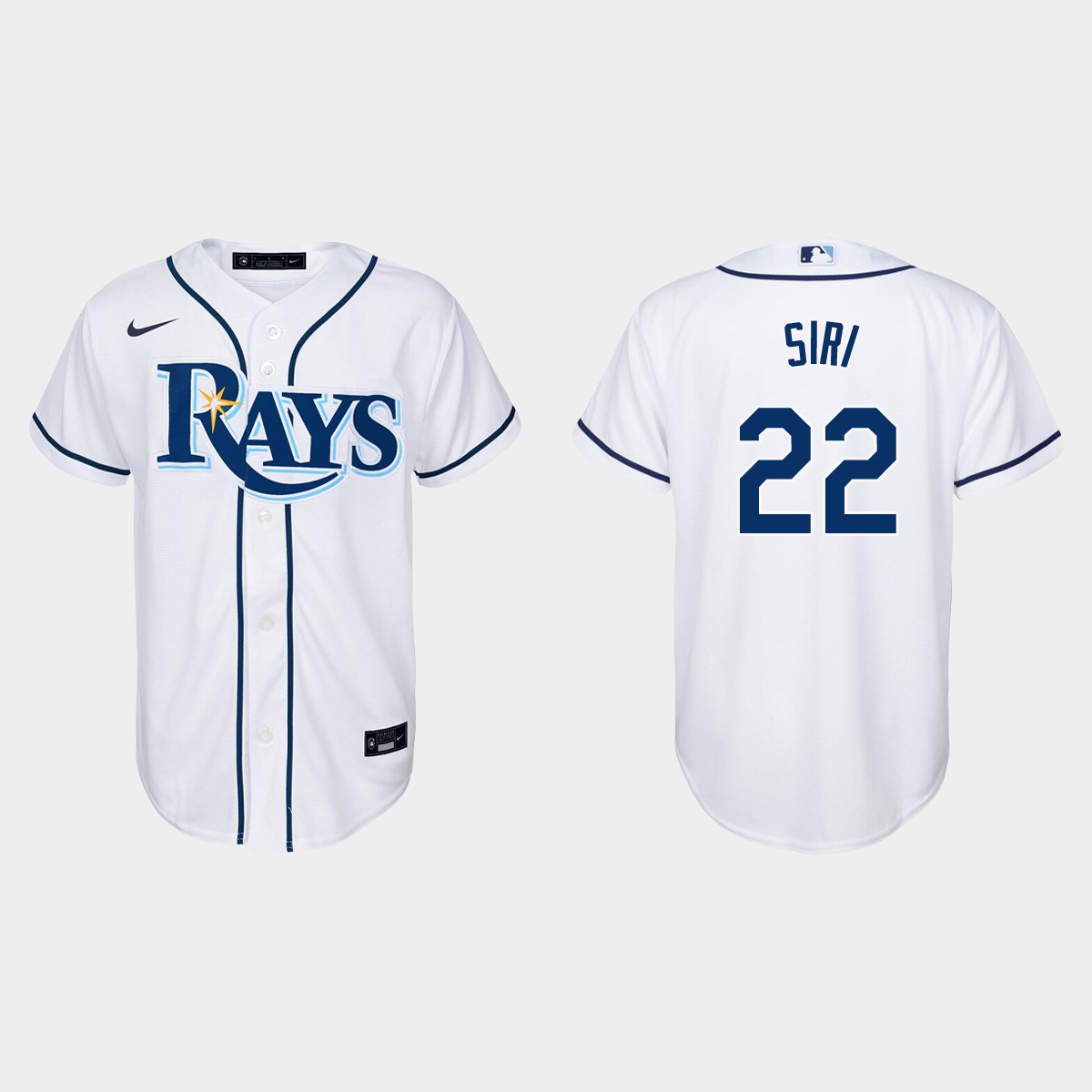 Youth Tampa Bay Rays Jose Siri White Home Jersey