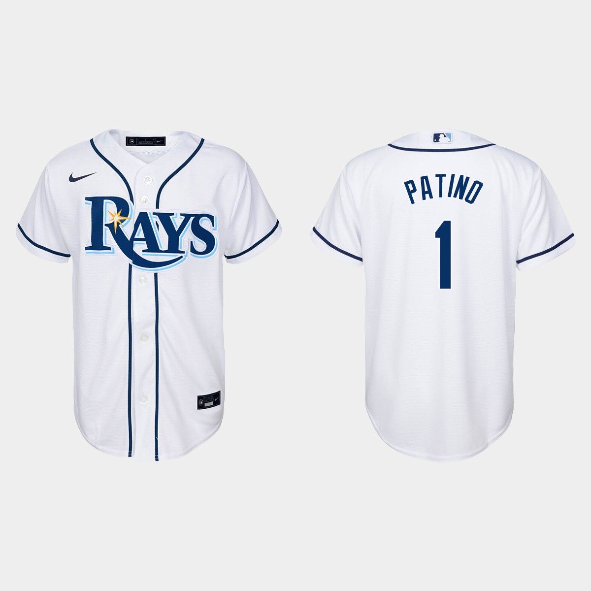 Youth Tampa Bay Rays Luis Patino White Home Jersey