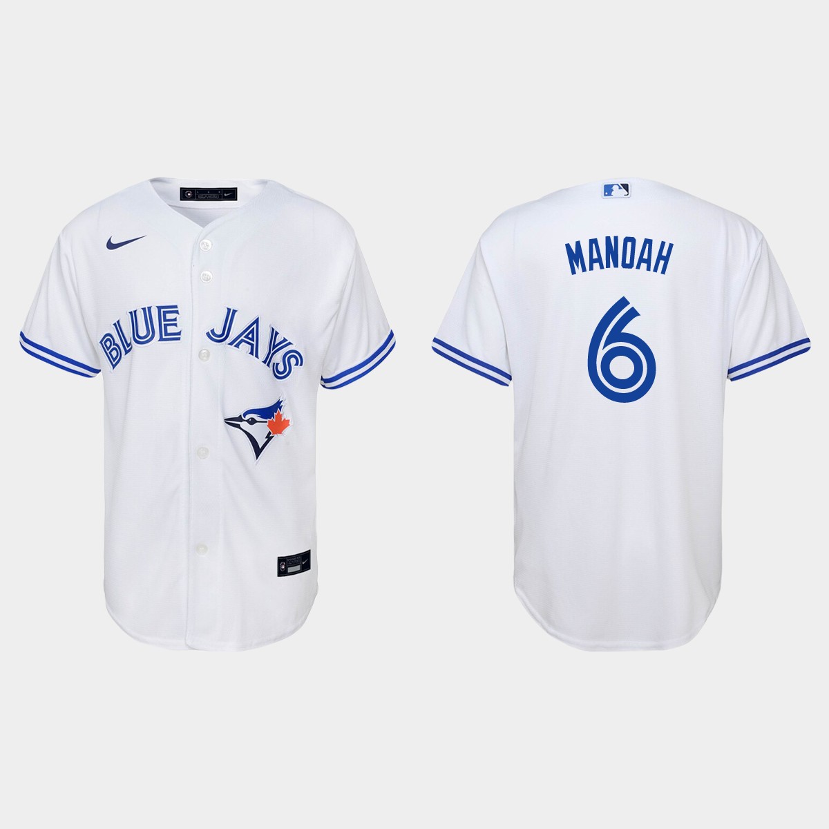 Youth Toronto Blue Jays Alek Manoah White Home Jersey
