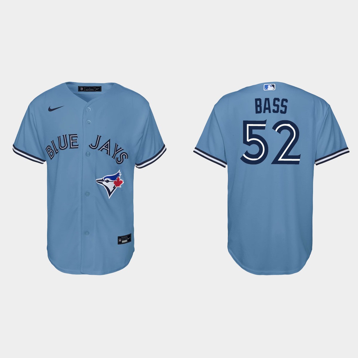 Youth Toronto Blue Jays Anthony Bass White Jersey