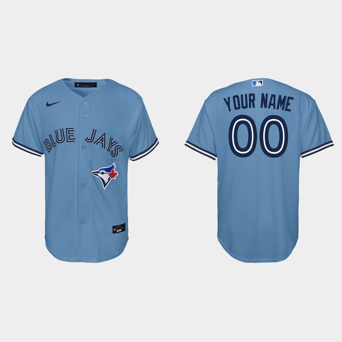 Youth Toronto Blue Jays Custom White Jersey