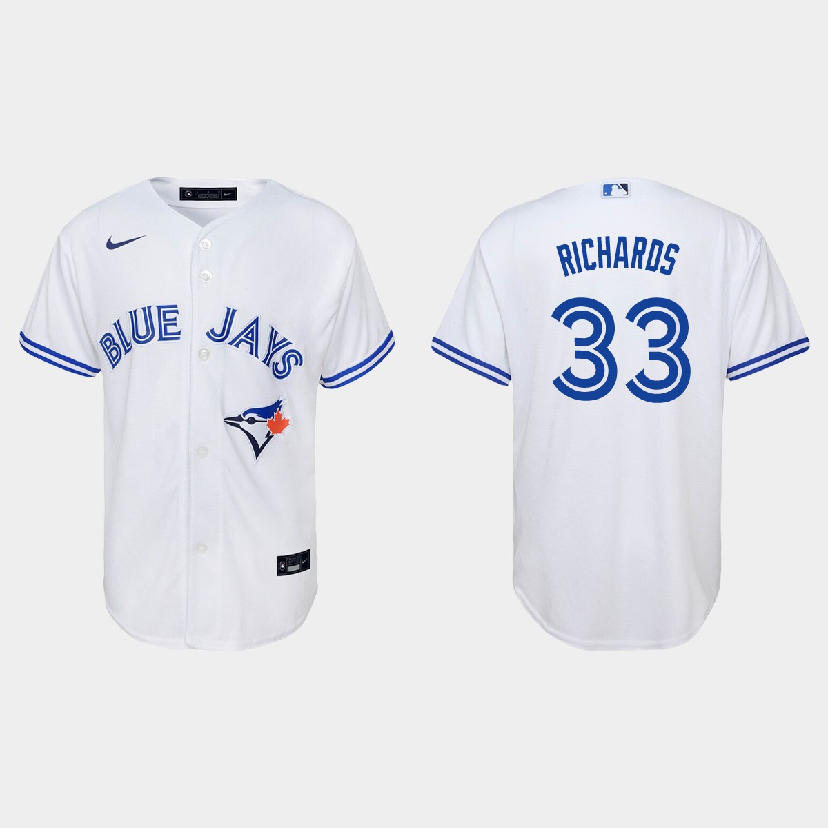 Youth Toronto Blue Jays Trevor Richards White Home Jersey