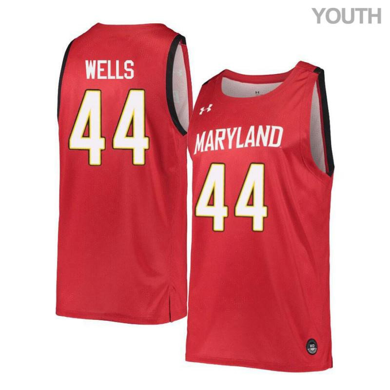 Youth Under Armour 44 Dez Wells Red Retro Maryland Terrapins Basketball Stitched Jersey Youth Under Armour 44 Dez Wells Red Retro Maryland Terrapins Basketball Stitched Jersey