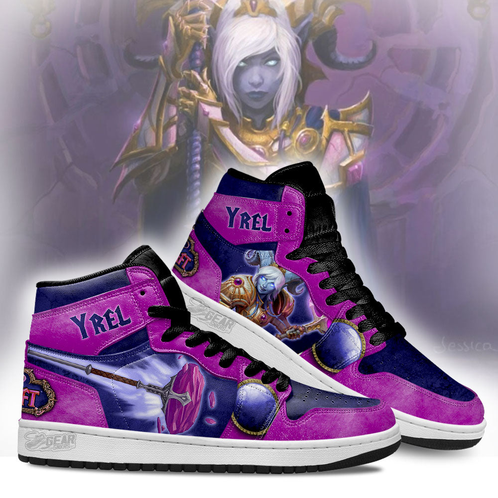 Yrel World of Warcraft JD Sneakers Shoes For Fans, Air Jordan Hightop