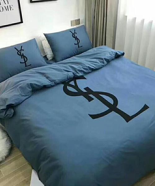 Ysl (2 Color) Custom 3D Customized Duvet Cover Bedding Set