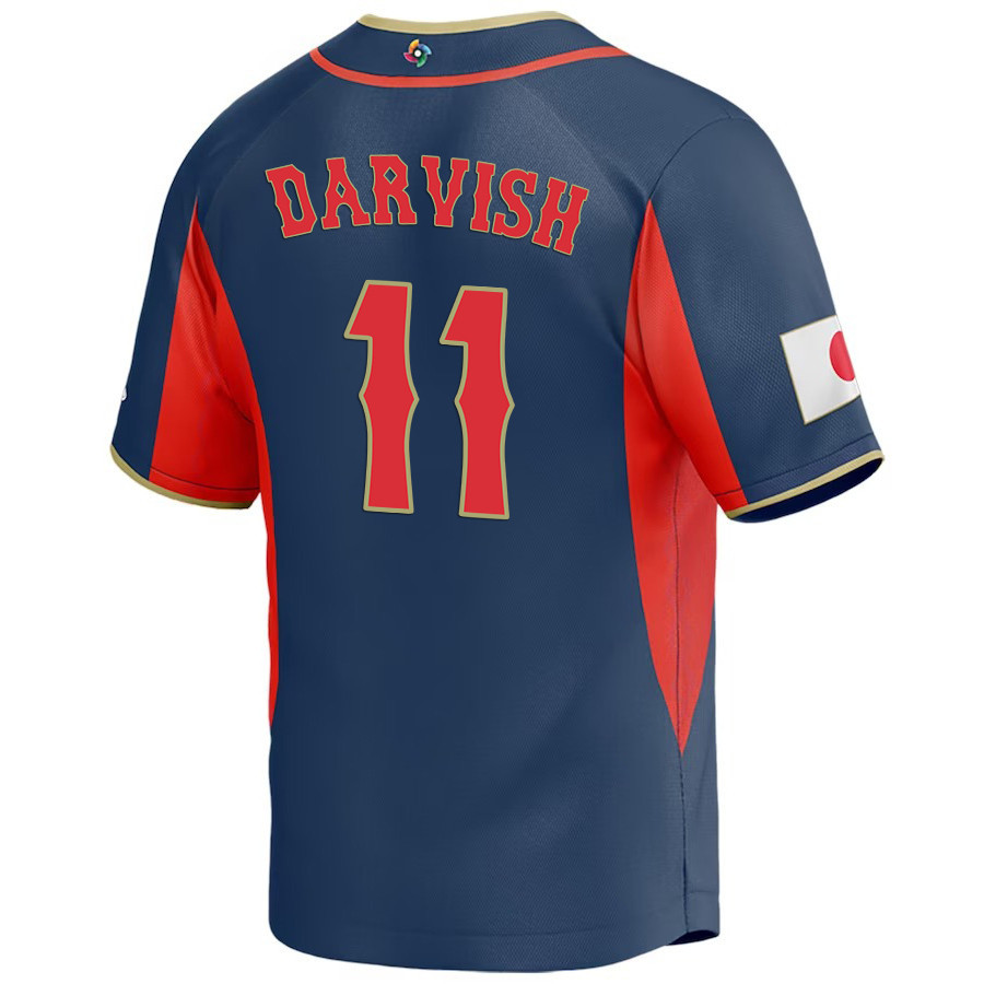 Yu Darvish 11 Japan Baseball 2023 World Baseball Classic Stitched Jersey – Navy Yu Darvish 11 Japan Baseball 2023 World Baseball Classic Stitched Jersey – Navy