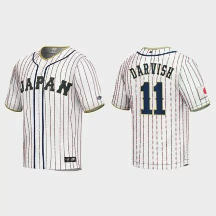 Yu Darvish Japan Baseball 2023 World Baseball Classic Jersey – White Yu Darvish Japan Baseball 2023 World Baseball Classic Jersey – White
