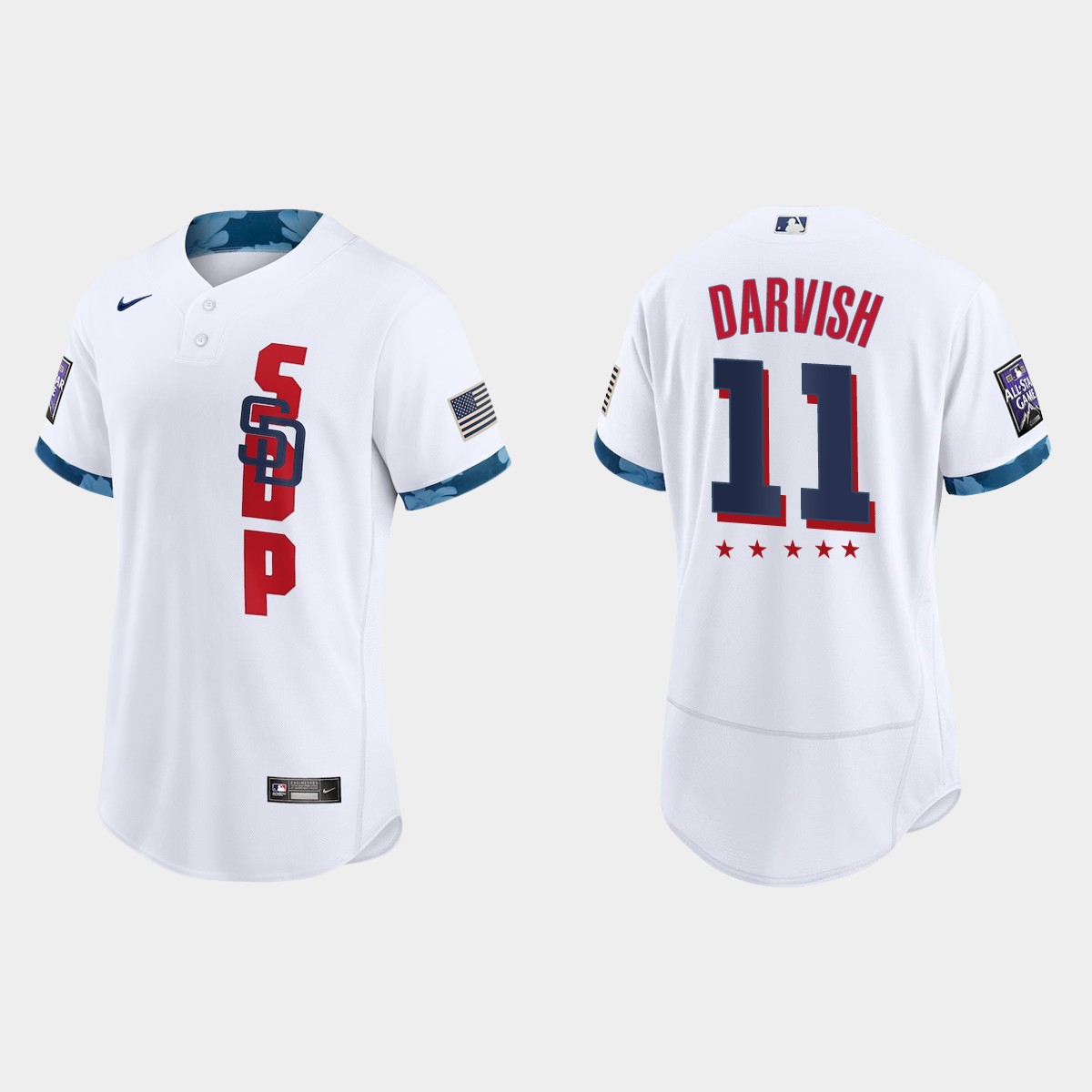Yu Darvish San Diego Padres 2021 MLB All-Star Game Jersey - White