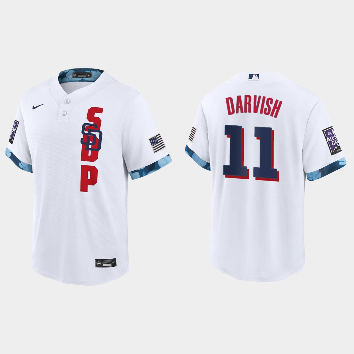 Yu Darvish San Diego Padres 2021 MLB All-Star Game Jersey - White