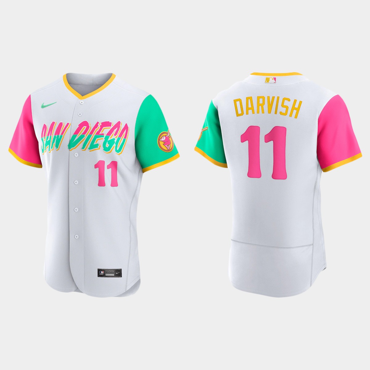 Yu Darvish San Diego Padres 2022 City Connect Jersey - White