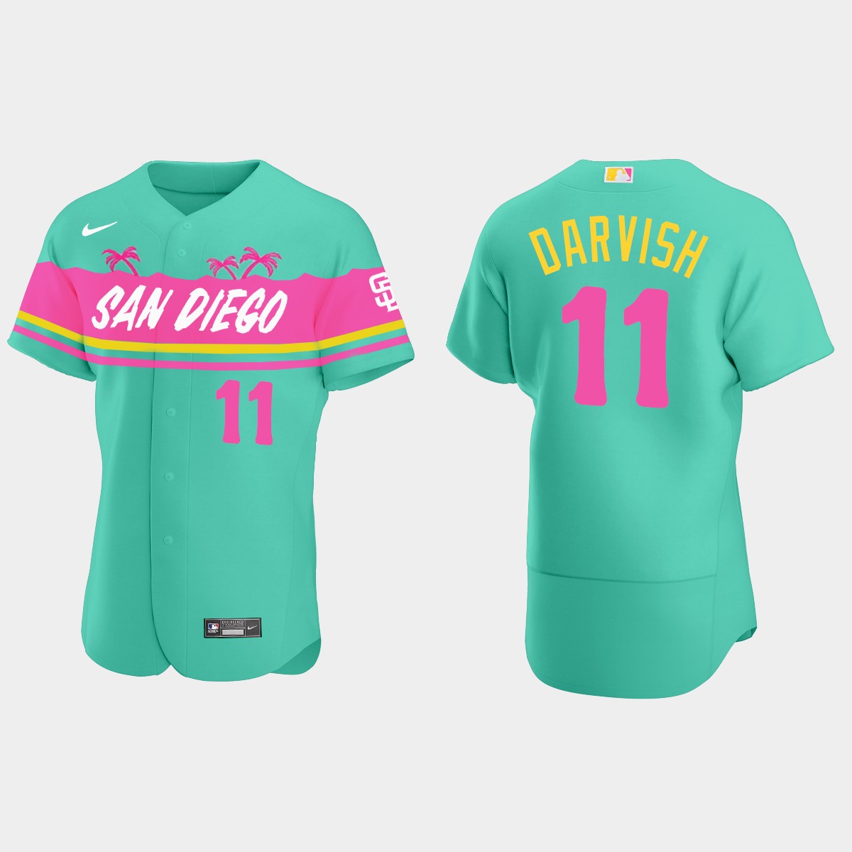 Yu Darvish San Diego Padres City Connect Jersey - Teal