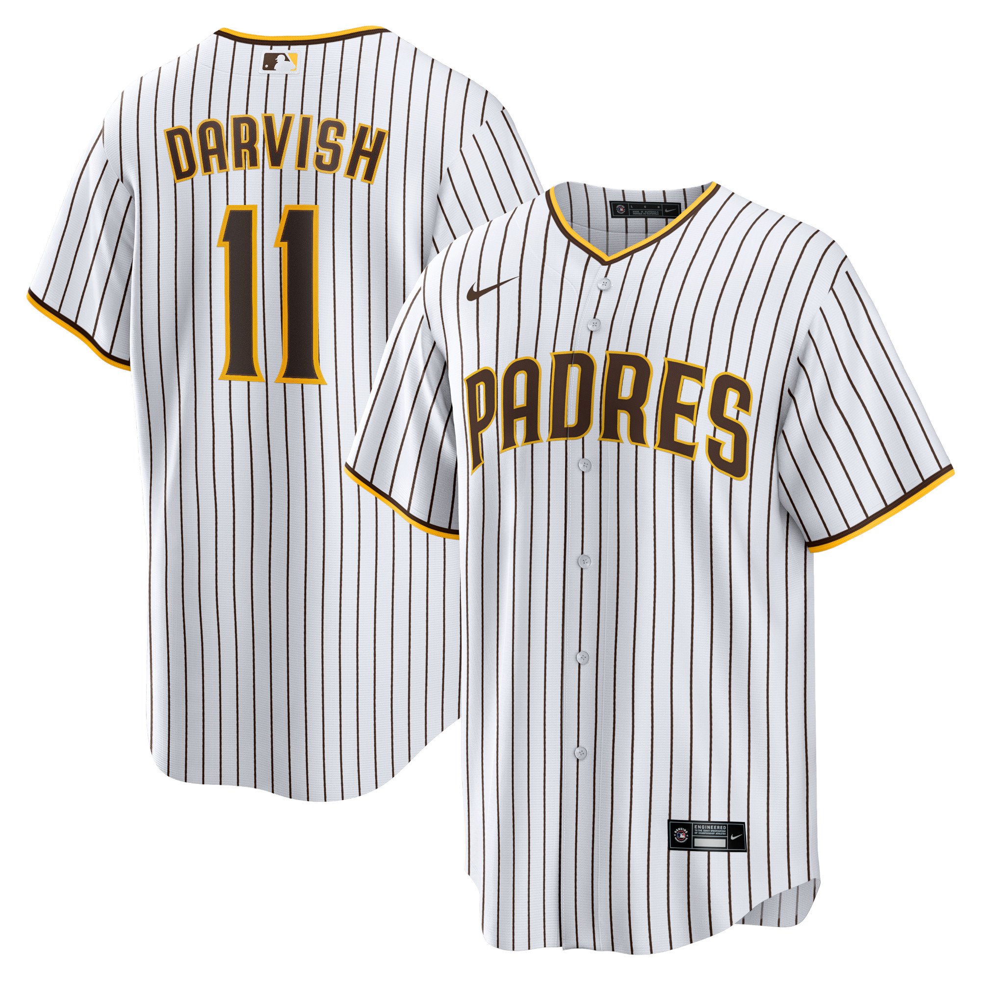 Yu Darvish San Diego Padres Nike Home Replica Player Stitched Jersey – White Yu Darvish San Diego Padres Nike Home Replica Player Stitched Jersey – White