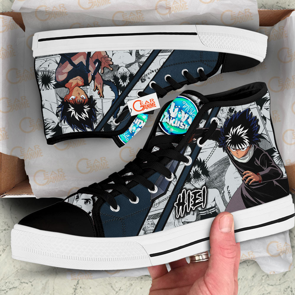 Yu Yu Hakusho Hiei Anime Custom High Top Shoes