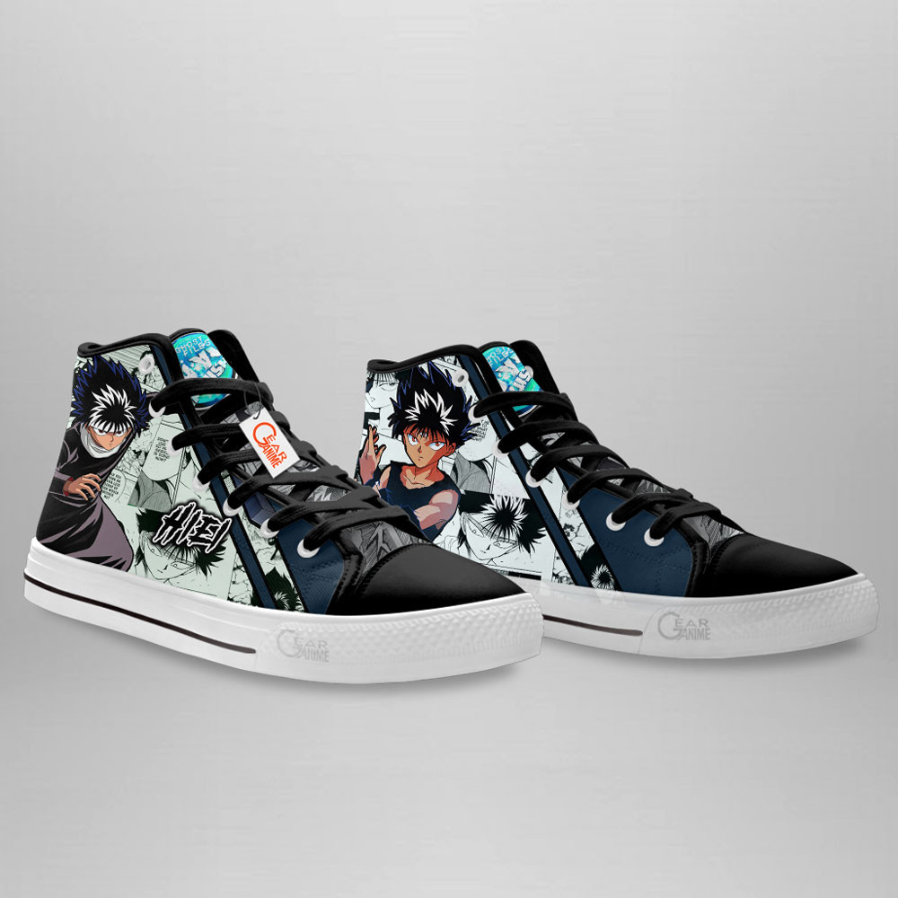 Yu Yu Hakusho Hiei Anime Custom High Top Shoes