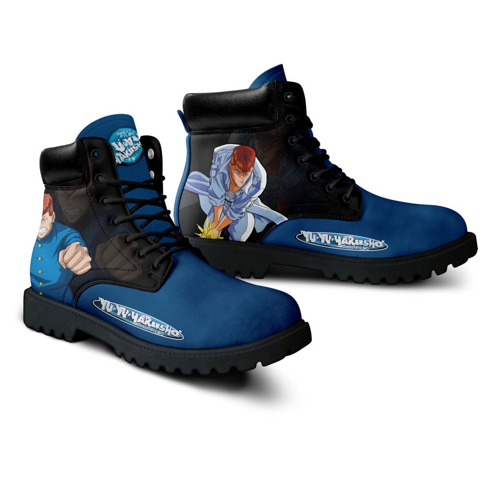 Yu Yu Hakusho Kazuma Kuwabara Boots Anime Custom Shoes