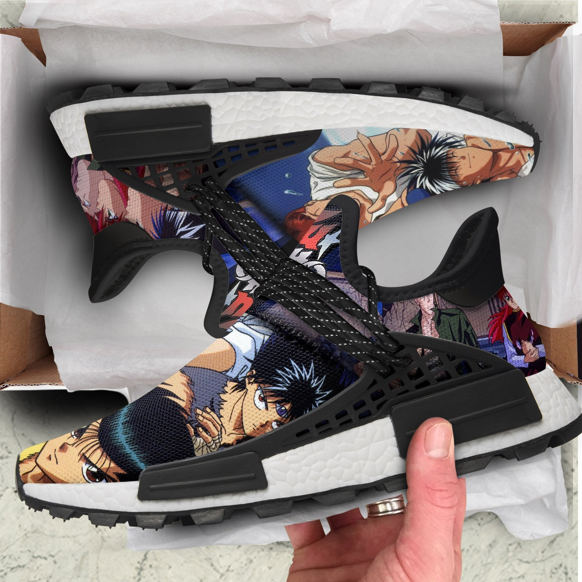 Yu Yu Hakusho Shoes Sporty Yu Yu Hakusho Anime Sneakers, NMD Shoes
