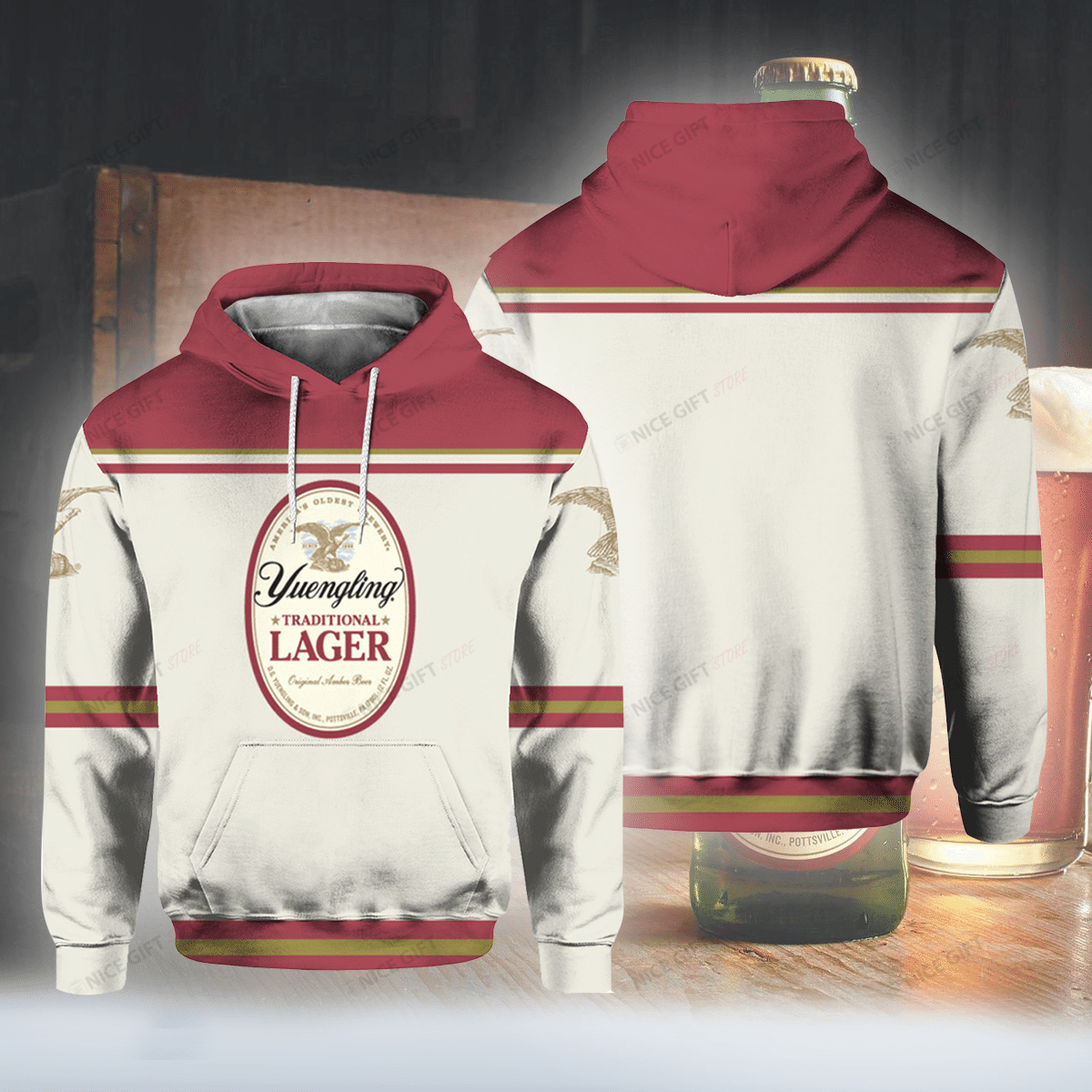 Yuengling 3D Hoodie Gift For Fans