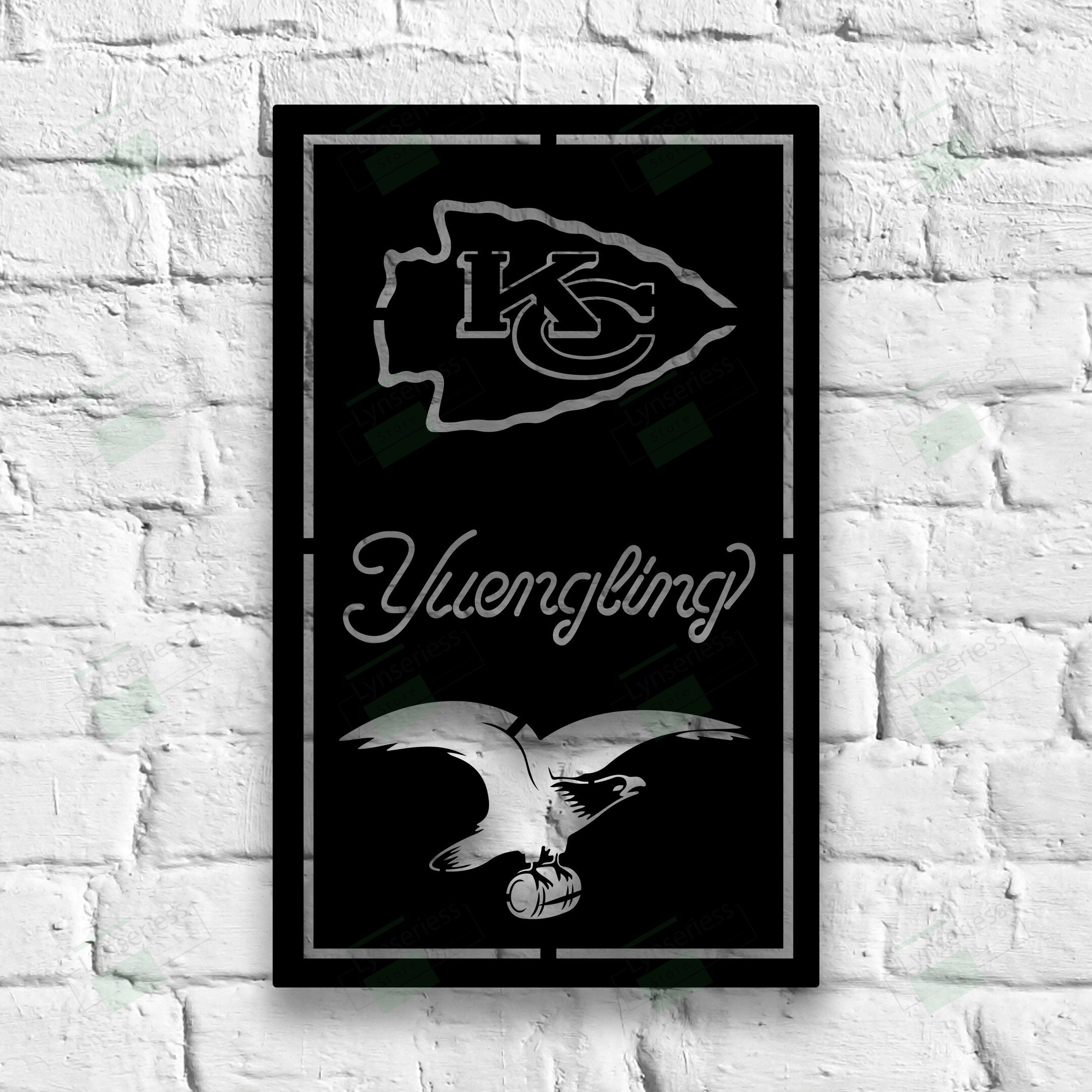 Yuengling Bar Kansas City Chiefs Est. 1960 Metal Sign – Led light sign