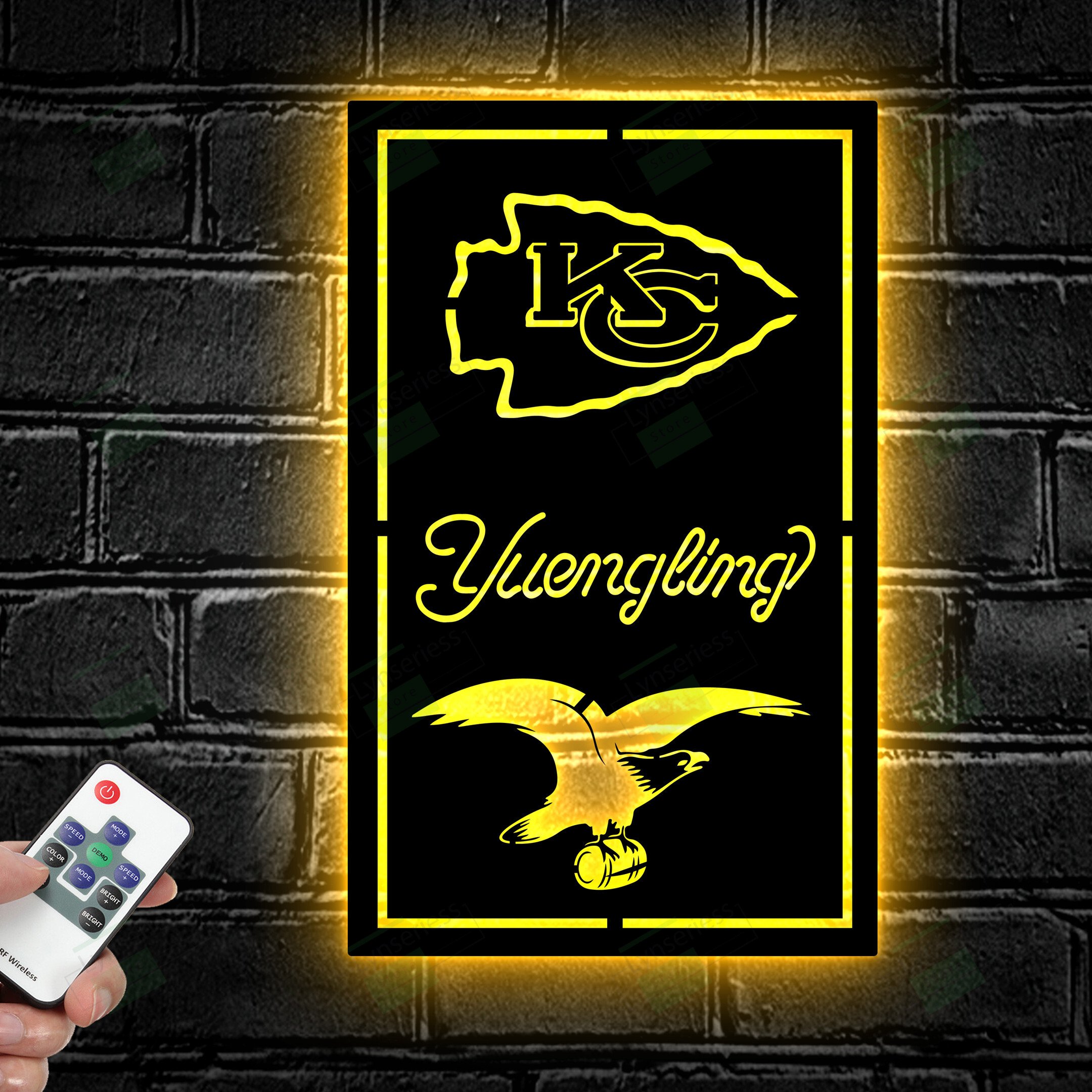 Yuengling Bar Kansas City Chiefs Est. 1960 Metal Sign – Led light sign
