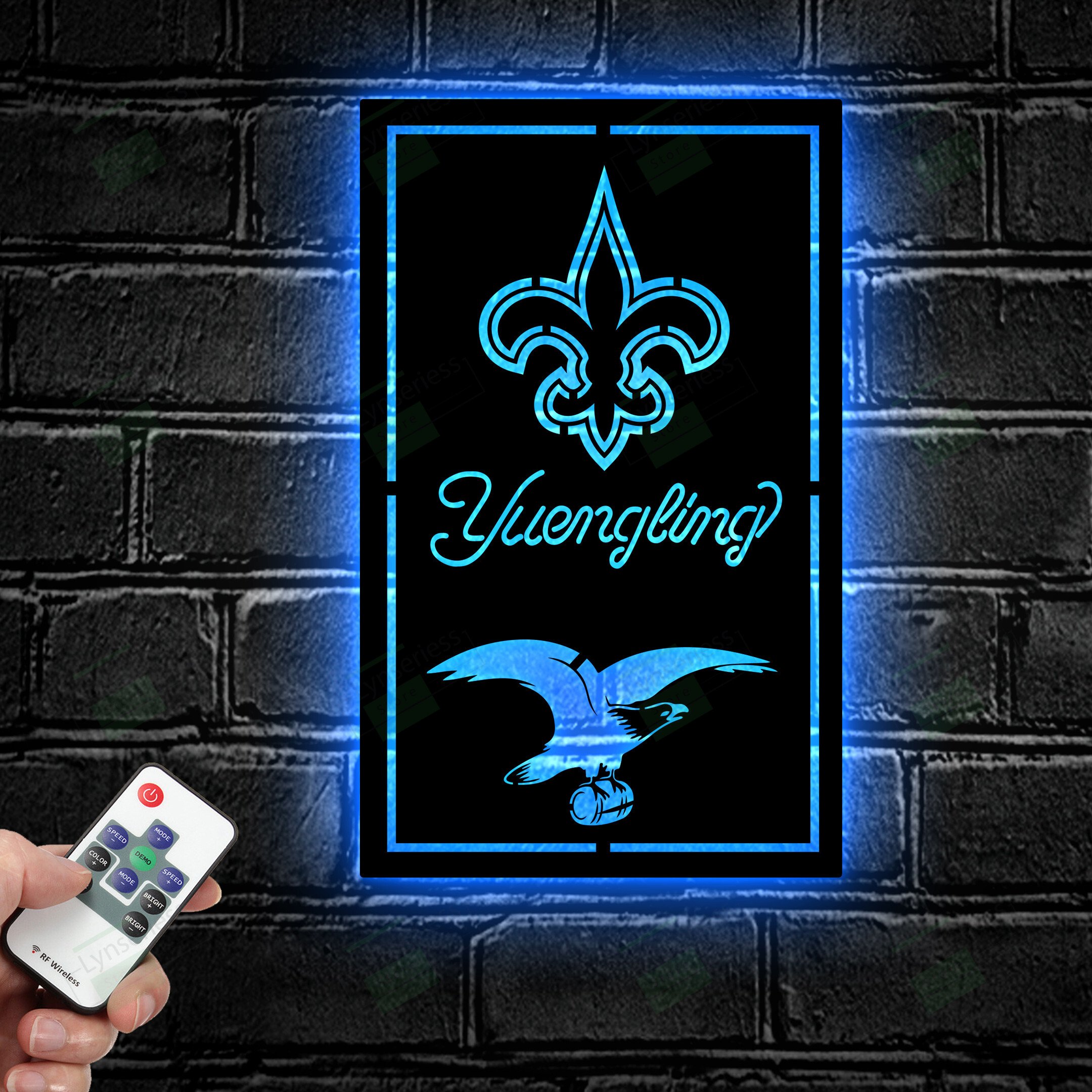 Yuengling Bar New Orleans Saints Est. 1967 Metal Sign – Led light sign
