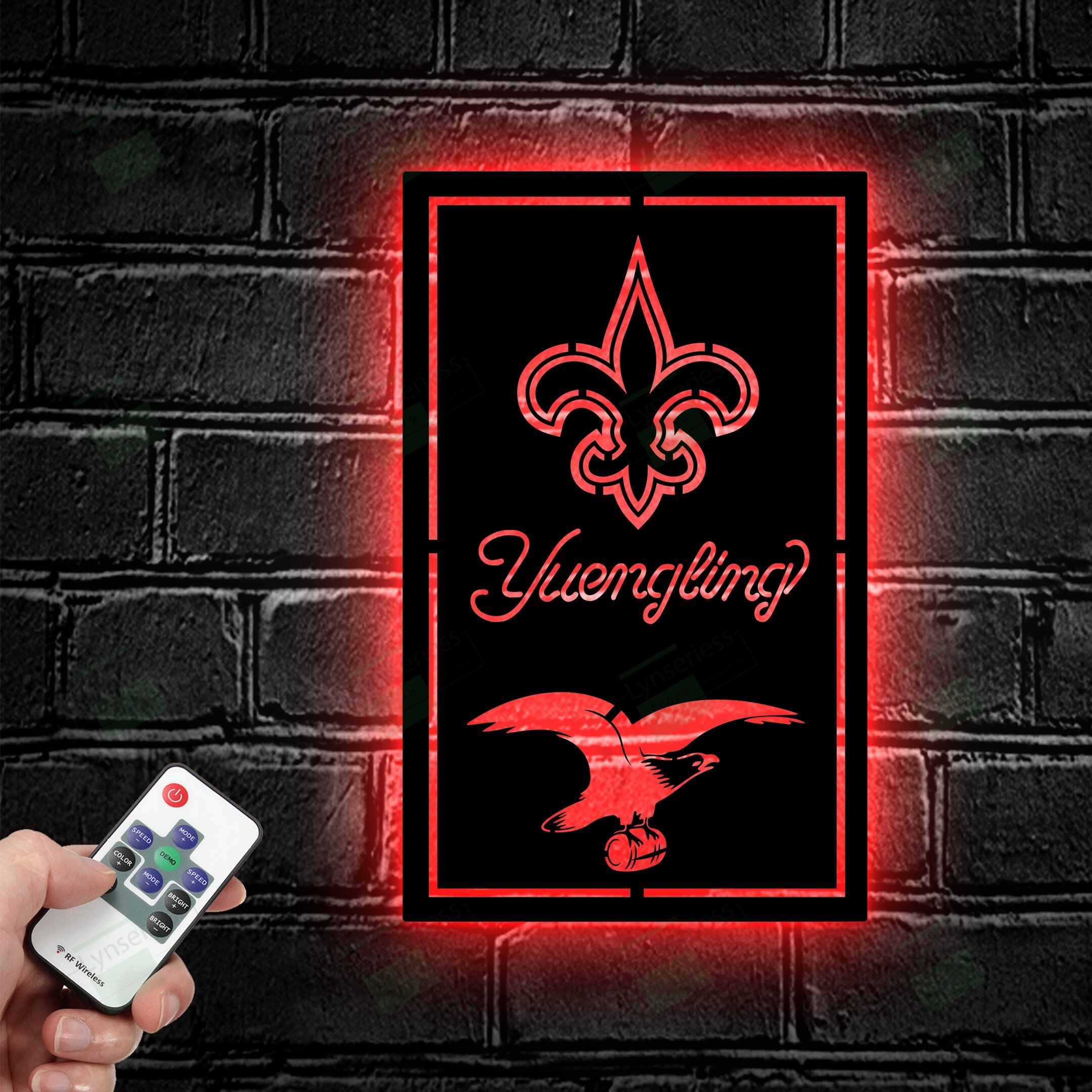 Yuengling Bar New Orleans Saints Est. 1967 Metal Sign – Led light sign