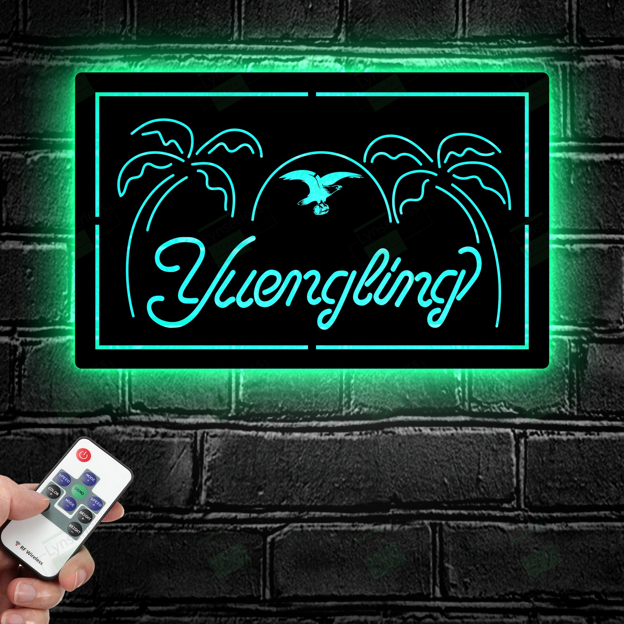 Yuengling Lager Eagle Beer Bar Home Bar Metal Sign – Led light sign