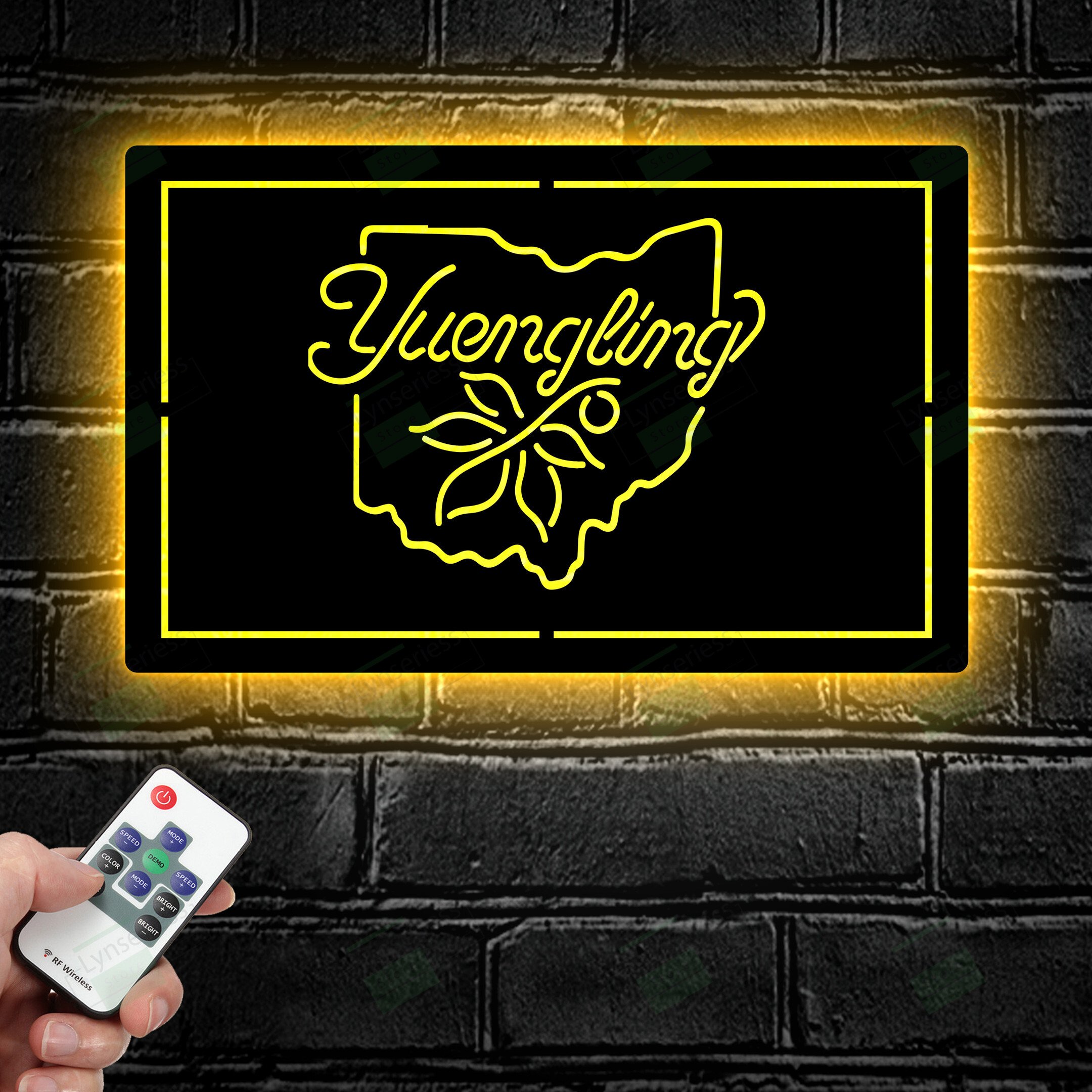 Yuengling Ohio State Buckeye Breiter Beer Home Bar Metal Sign – Led light sign