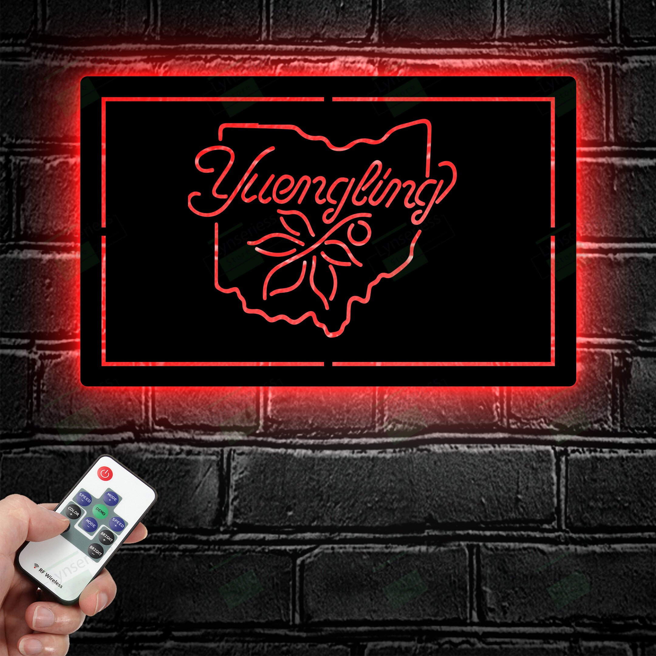 Yuengling Ohio State Buckeye Breiter Beer Home Bar Metal Sign – Led light sign