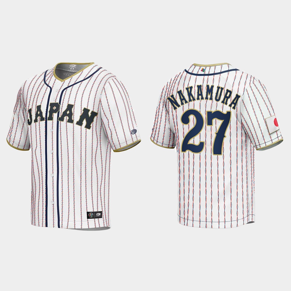 Yuhei Nakamura Japan 2023 World Classic Jersey - White