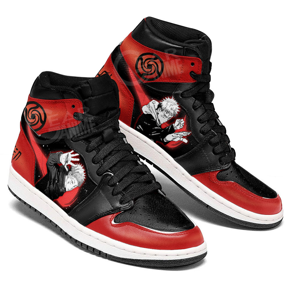 Yuji Itadori JD1s Sneakers Jujutsu Kaisen Anime Shoes, Air Jordan Hightop