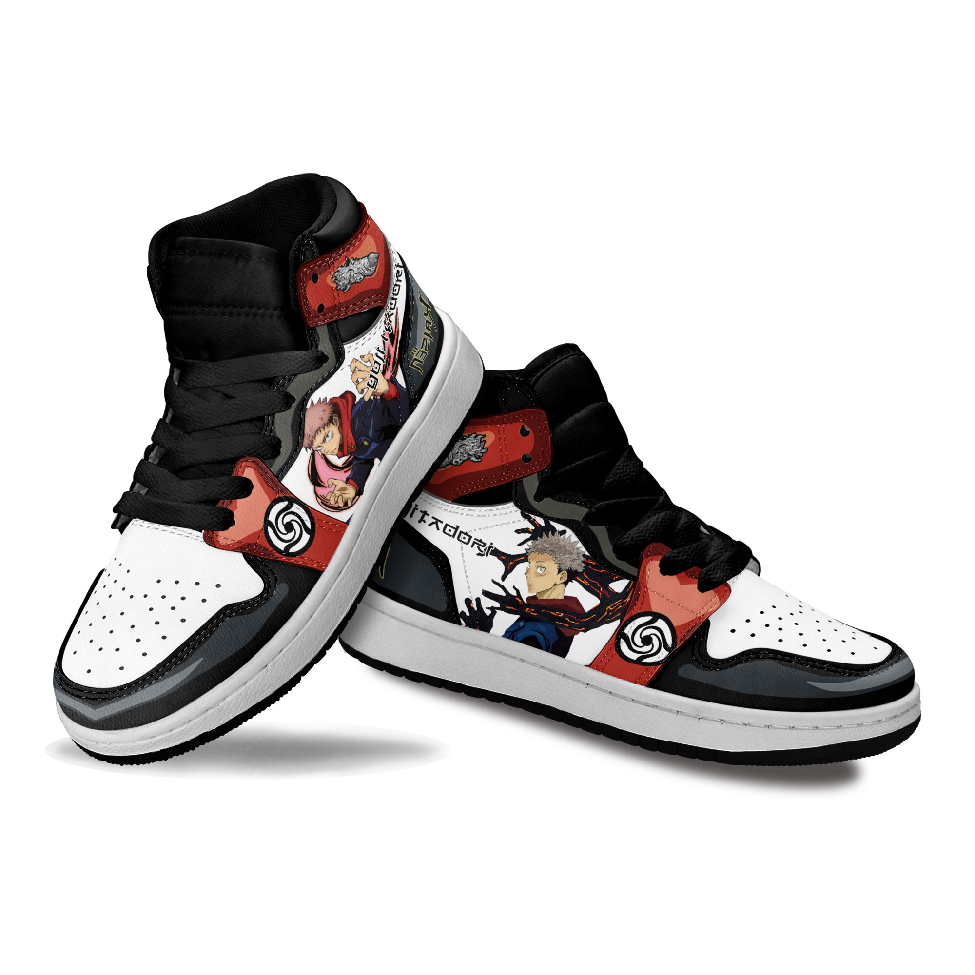 Yuji Itadori Kids Sneakers Custom Jujutsu Kaisen Anime Shoes For Kids