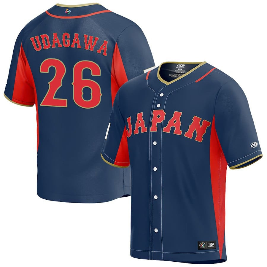 Yuki Udagawa 26 Japan Baseball 2023 World Baseball Classic Stitched Jersey – Navy Yuki Udagawa 26 Japan Baseball 2023 World Baseball Classic Stitched Jersey – Navy