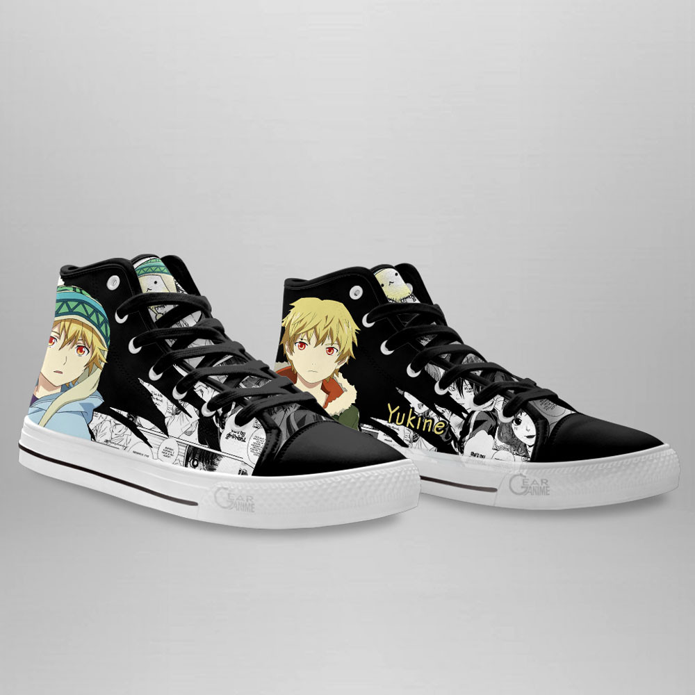 Yukine High Top Shoes Custom Noragami Anime Sneakers