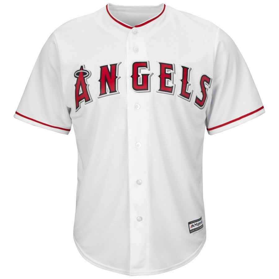 Yunel Escobar Los Angeles Angels Majestic Home Official Cool Base Replica Player Stitched Jersey – White Yunel Escobar Los Angeles Angels Majestic Home Official Cool Base Replica Player Stitched Jersey – White