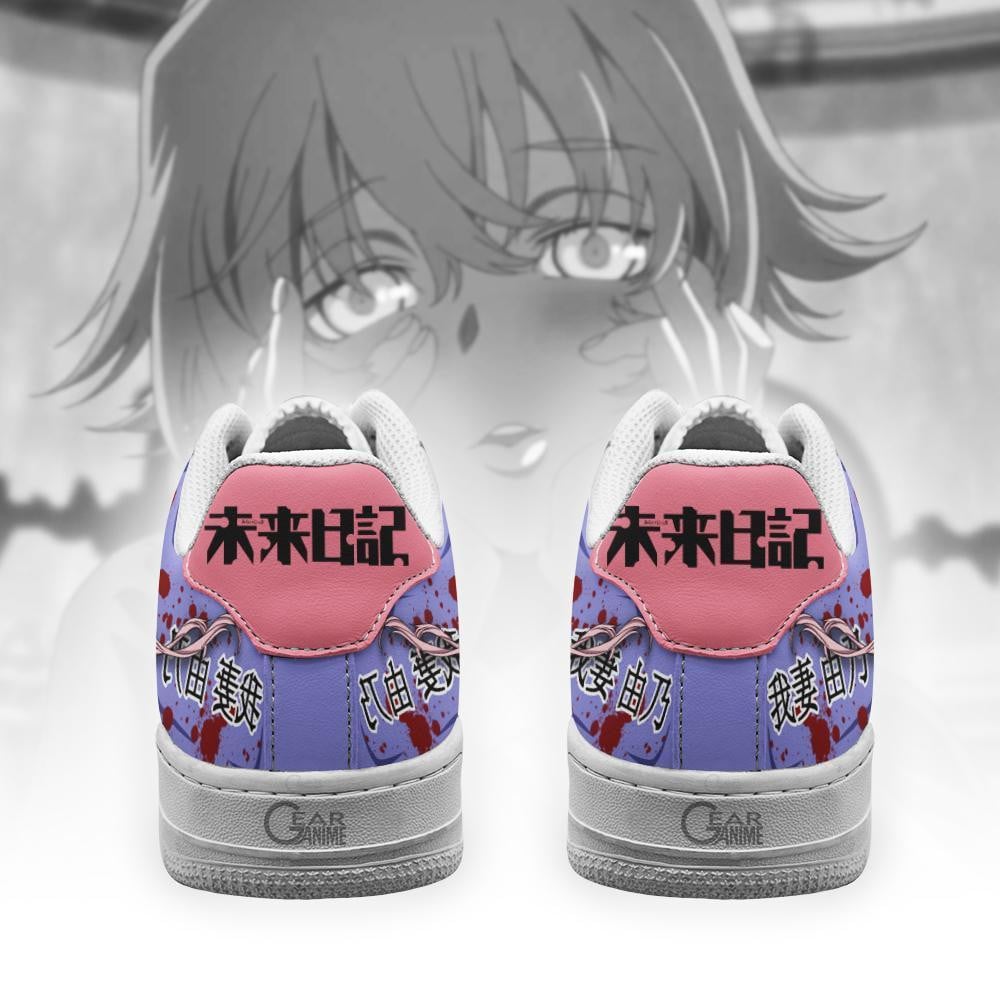 Yuno Gasai Air Sneakers Custom Anime Future Diary Shoes