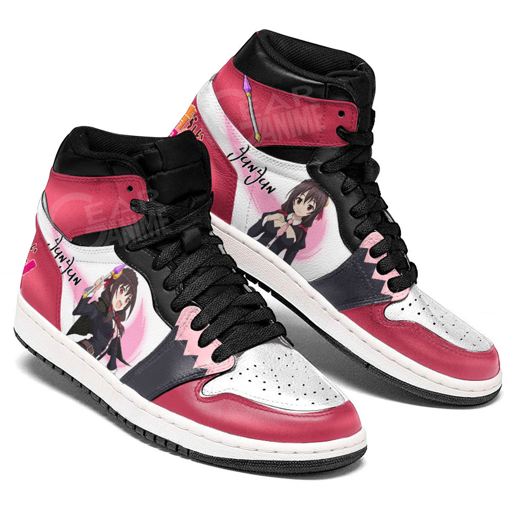 Yunyun JD1s Sneakers KonoSuba Anime Shoes, Air Jordan Hightop