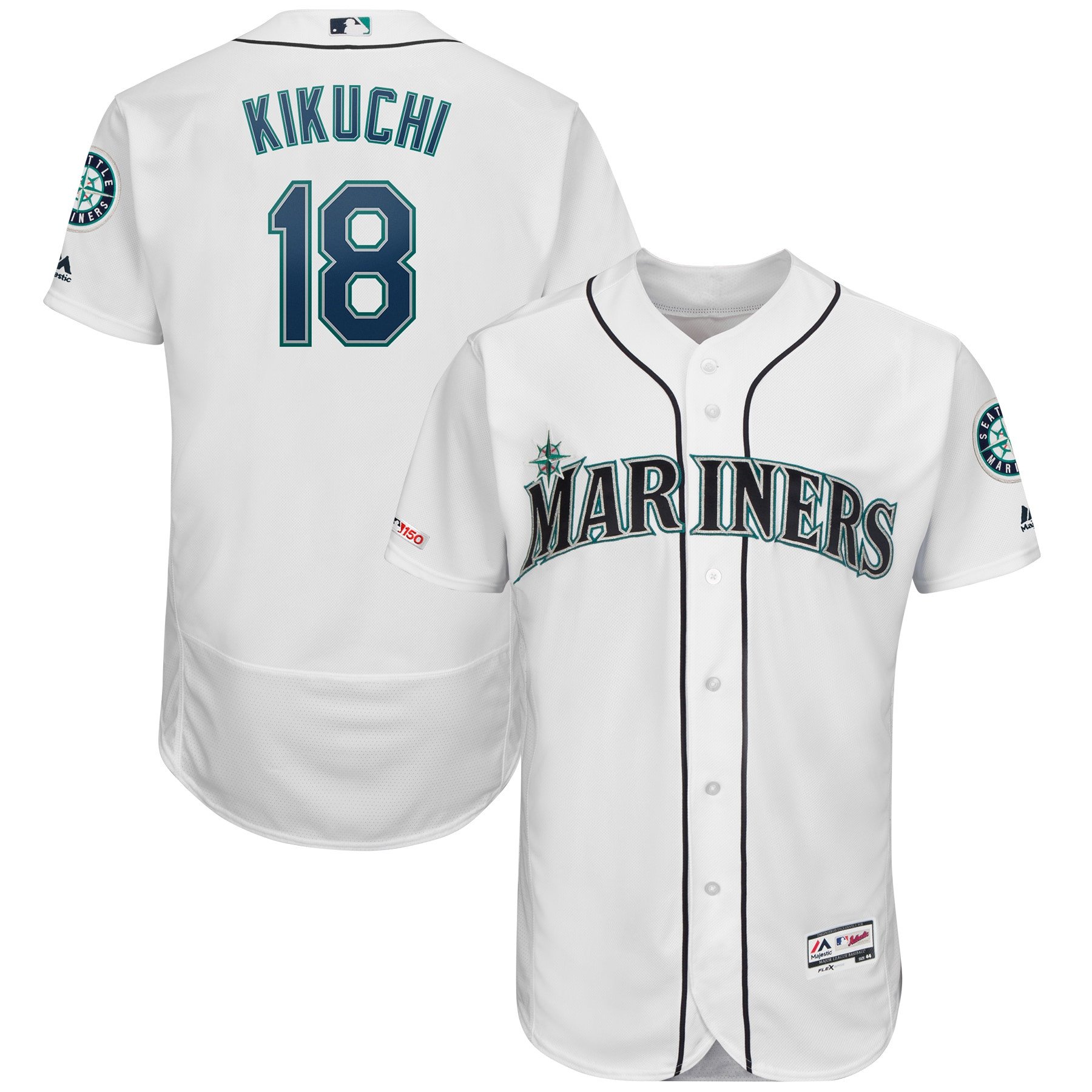 Yusei Kikuchi Seattle Mariners Majestic Flex Base Authentic Collection Player Stitched Jersey – White Yusei Kikuchi Seattle Mariners Majestic Flex Base Authentic Collection Player Stitched Jersey – White