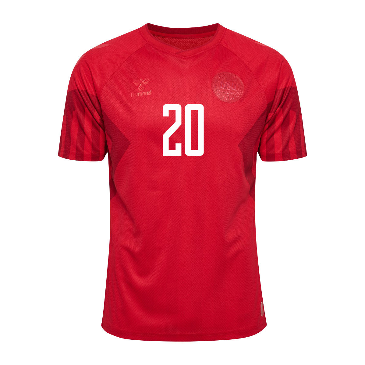 Yussuf Yurary Poulsen 20 Denmark National Team Qatar World Cup 2022-23 Youth Jersey – Home Yussuf Yurary Poulsen 20 Denmark National Team Qatar World Cup 2022-23 Youth Jersey – Home