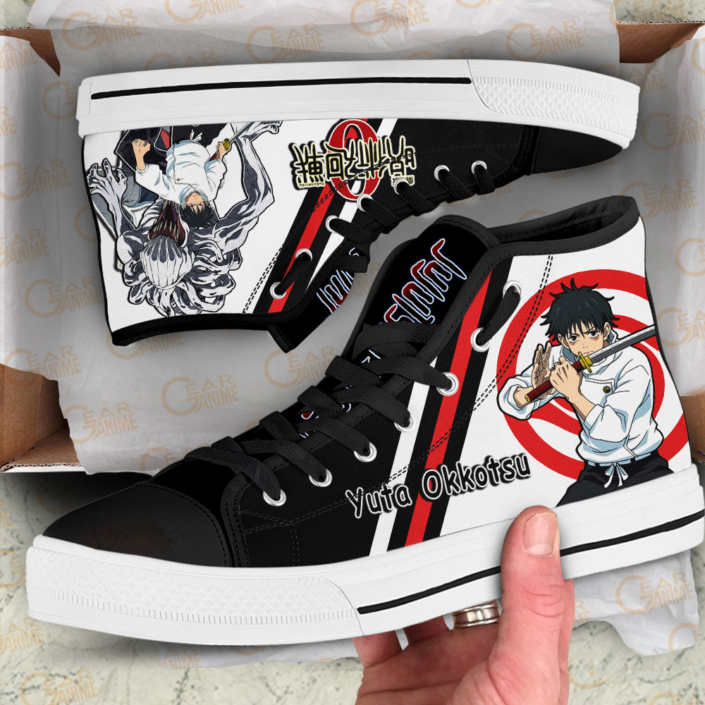 Yuta Okkotsu High Top Shoes Custom Jujutsu Kaisen Anime Sneakers