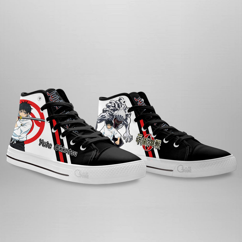 Yuta Okkotsu High Top Shoes Custom Jujutsu Kaisen Anime Sneakers