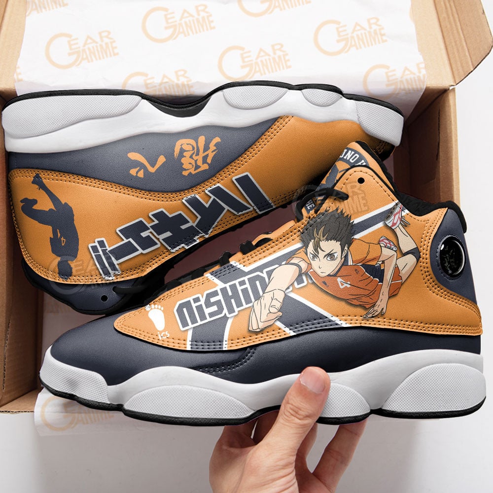 Yuu Nishinoya JD13 Sneakers Haikyuu Custom Anime Shoes