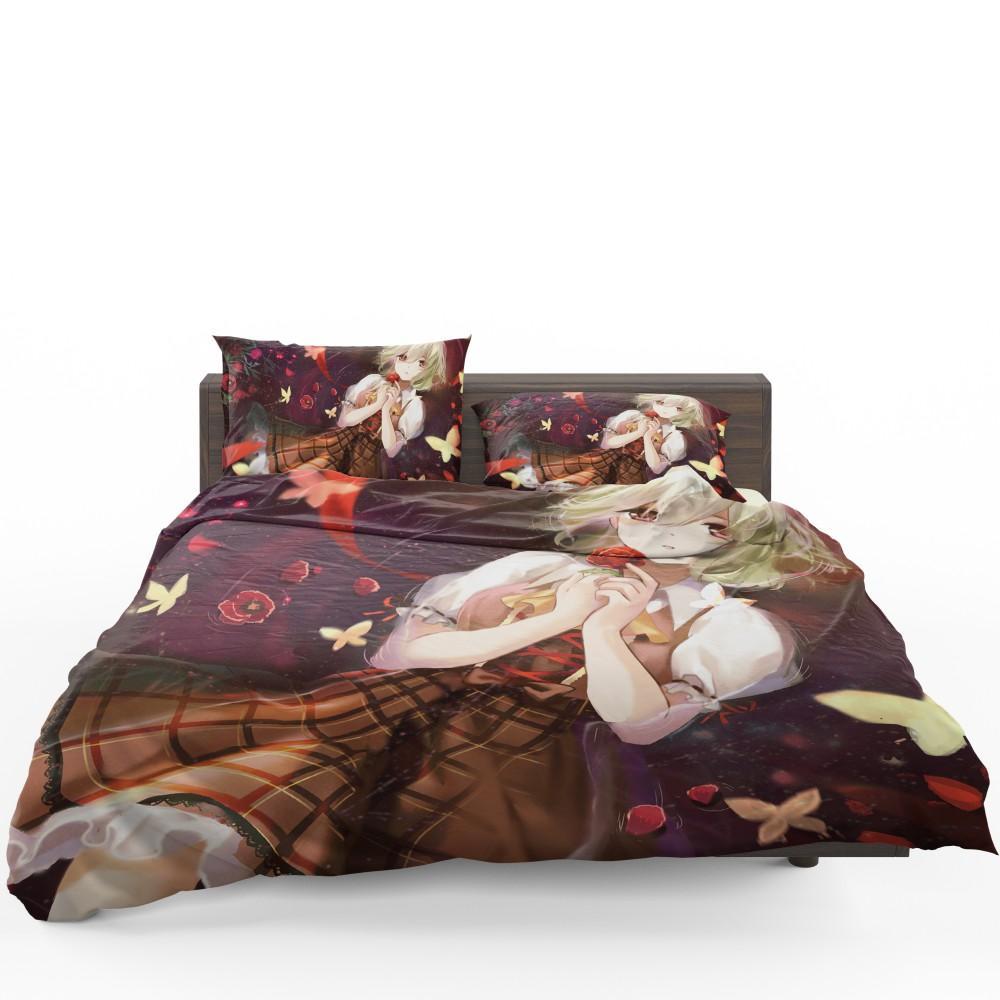 Yuuka Kazami Touhou Japanese Anime Girl Duvet Cover Bedding Set