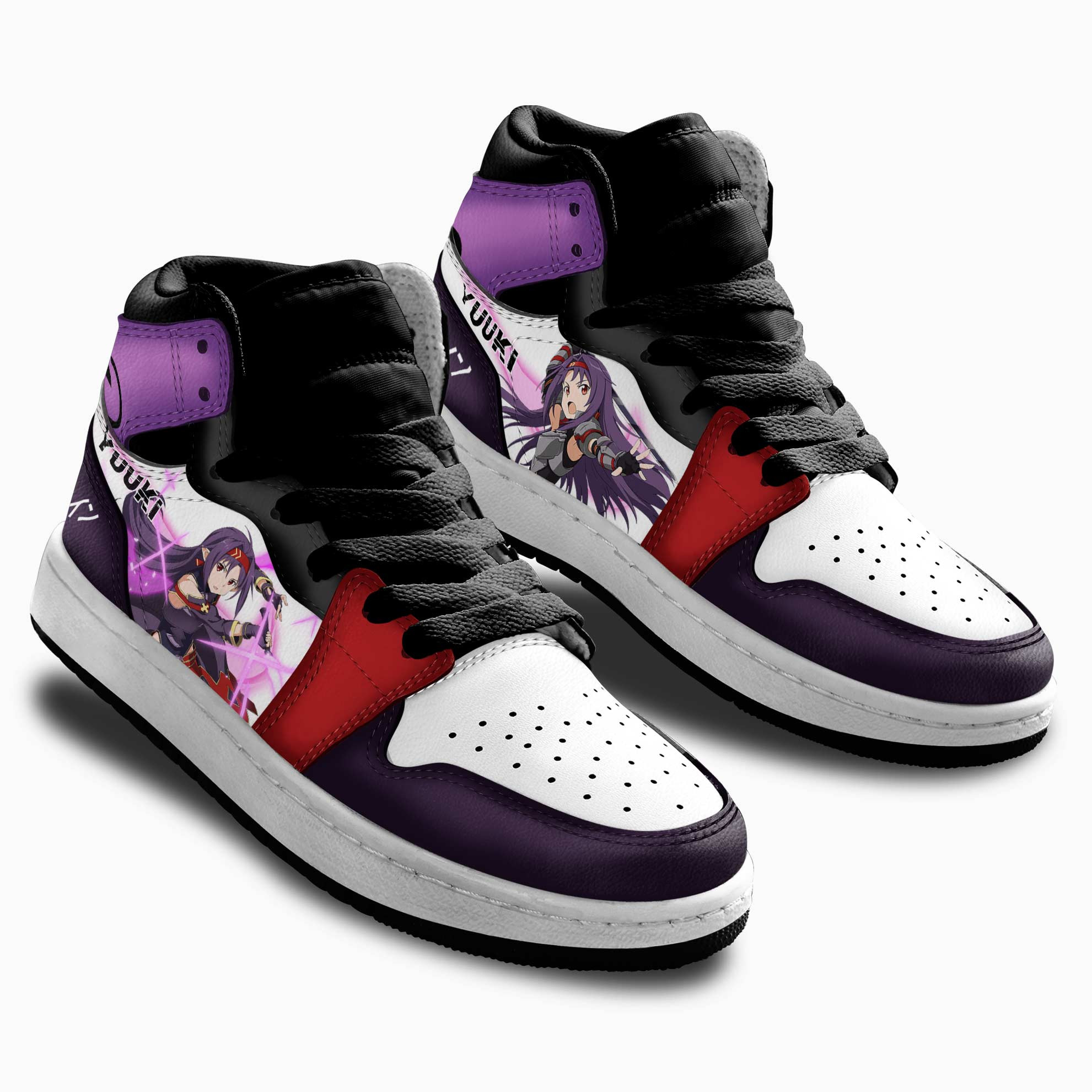 Yuuki Kids Sneakers Custom Sword Art Online Anime Shoes For Kids